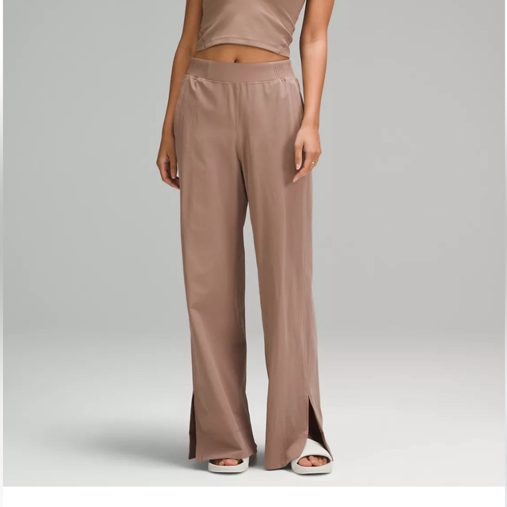 Lululemon Stretch Woven High Rise Wide Leg Pant